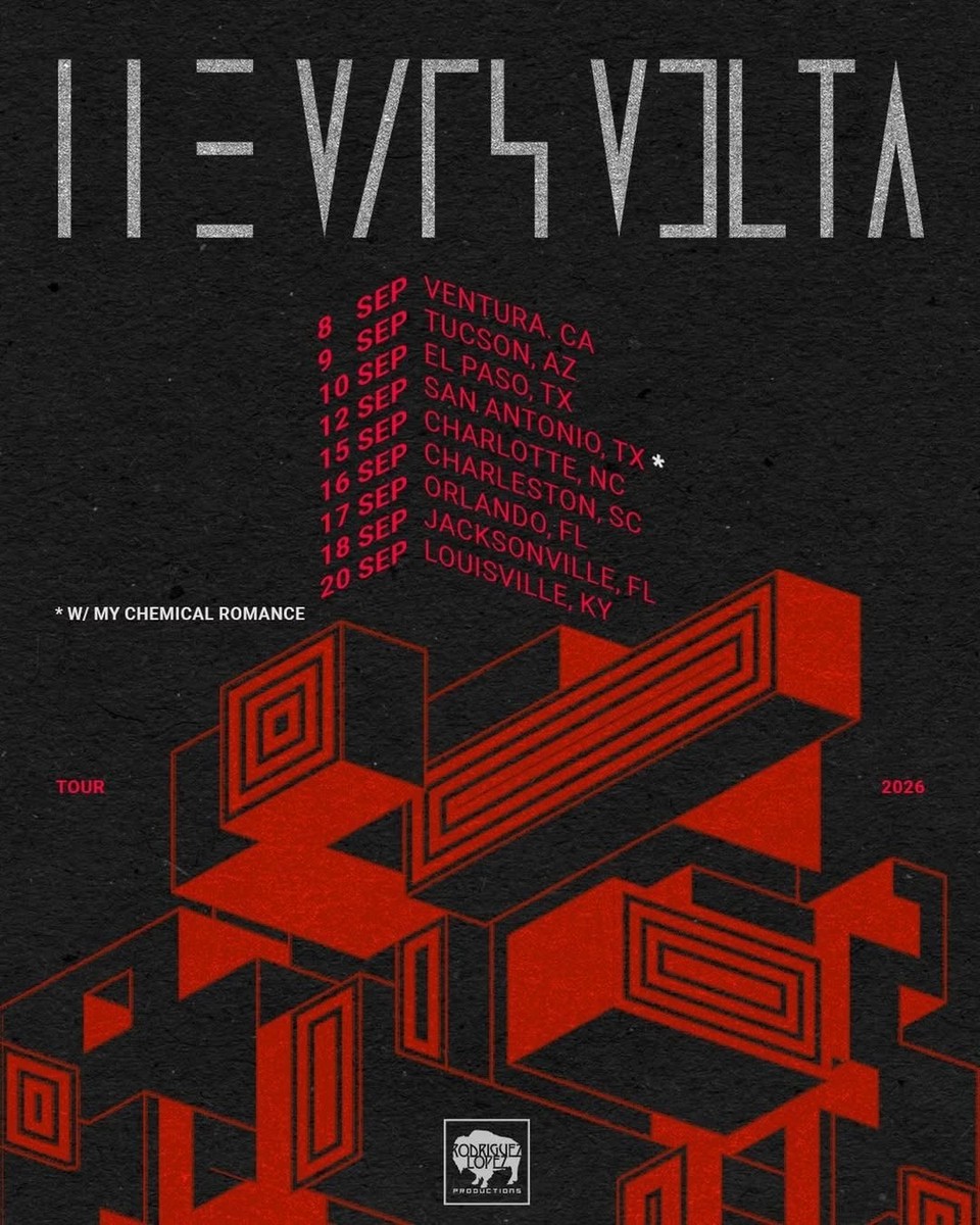 Mars Volta 2026 concert poster
